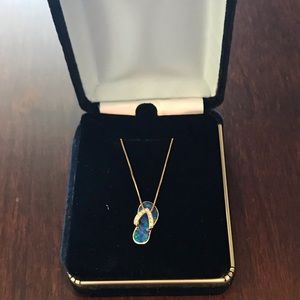 Na Hoku Hawaiian Slipper Pendant